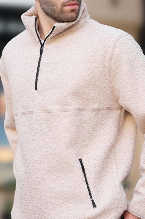 VIMIR BEIGE férfi pulóver, Szín: bézs, IVET.HU - A te online butikod.