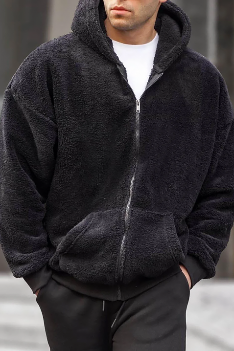 MIGELO BLACK férfi kardigán, Szín: fekete, IVET.HU - A te online butikod.