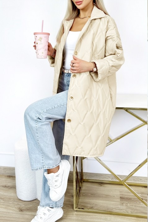 SORFIOVA ECRU kabát, Szín: ekrü, IVET.HU - A te online butikod.