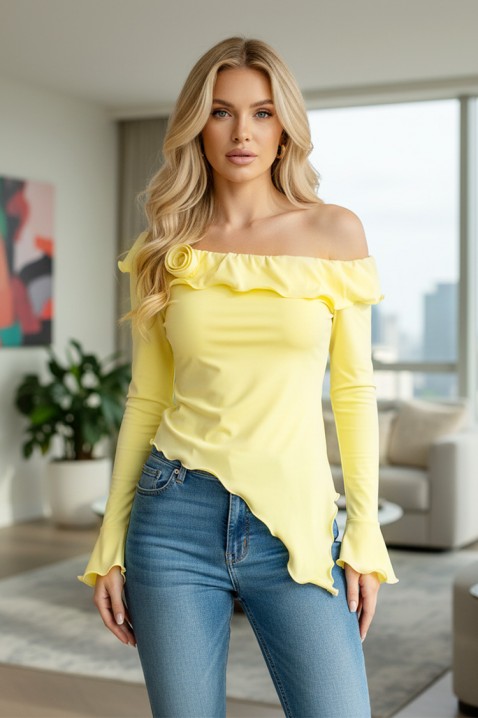 REMILONGA YELLOW női felső, Szín: sárga, IVET.HU - A te online butikod.