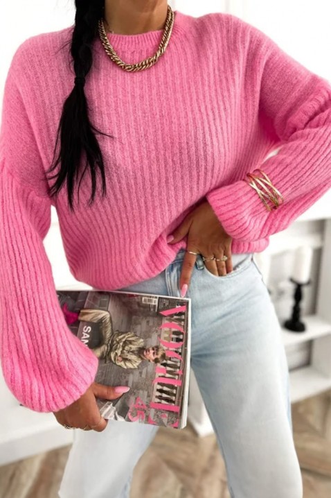 TREFIOLA PINK pulóver, Szín: rózsaszín, IVET.HU - A te online butikod.