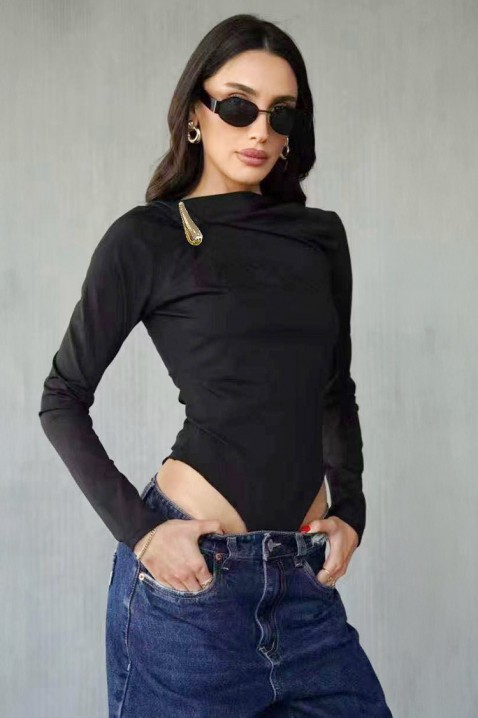 BAREOLA BLACK body - blúz, Szín: fekete, IVET.HU - A te online butikod.