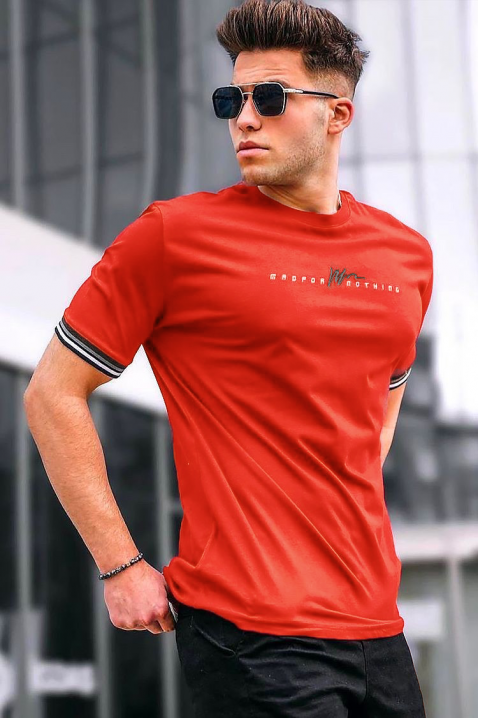 MRONSON ORANGE férfi poló, Szín: narancssárga, IVET.HU - A te online butikod.