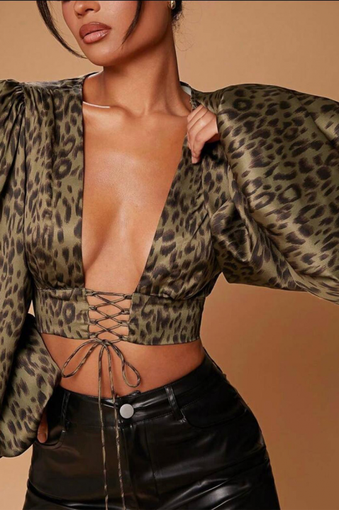 AVELGOTA női blúz, Szín: leopárdmintás, IVET.HU - A te online butikod.