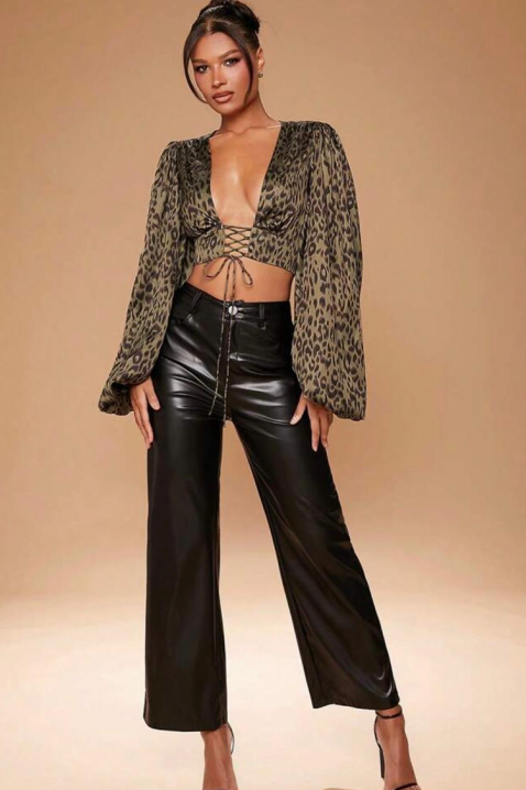 AVELGOTA női blúz, Szín: leopárdmintás, IVET.HU - A te online butikod.