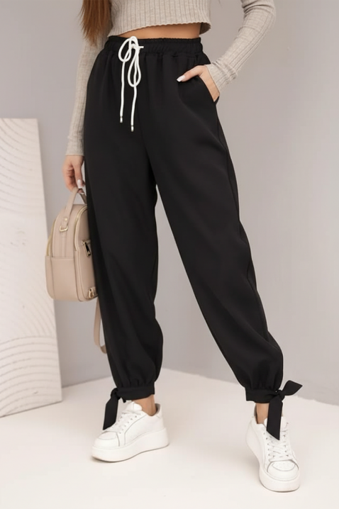 AZLANTA BLACK nadrág, Szín: fekete, IVET.HU - A te online butikod.