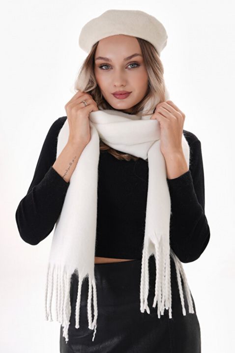 SHARMALDA WHITE sál, Szín: fehér, IVET.HU - A te online butikod.