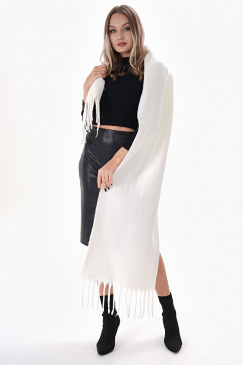 SHARMALDA WHITE sál, Szín: fehér, IVET.HU - A te online butikod.