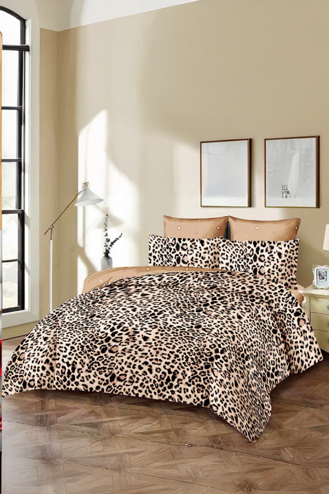 XELDERY ágyneműgarnitúra 200x220 cm pamut - 4 darabos, Szín: bézs, IVET.HU - A te online butikod.