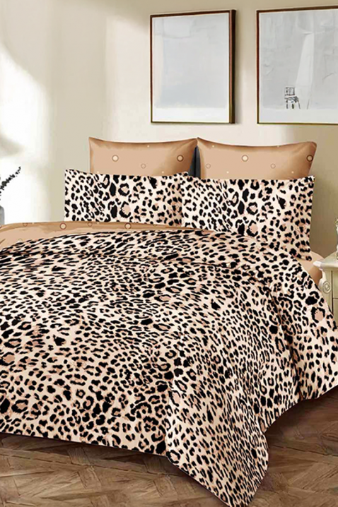 XELDERY ágyneműgarnitúra 200x220 cm pamut - 4 darabos, Szín: bézs, IVET.HU - A te online butikod.