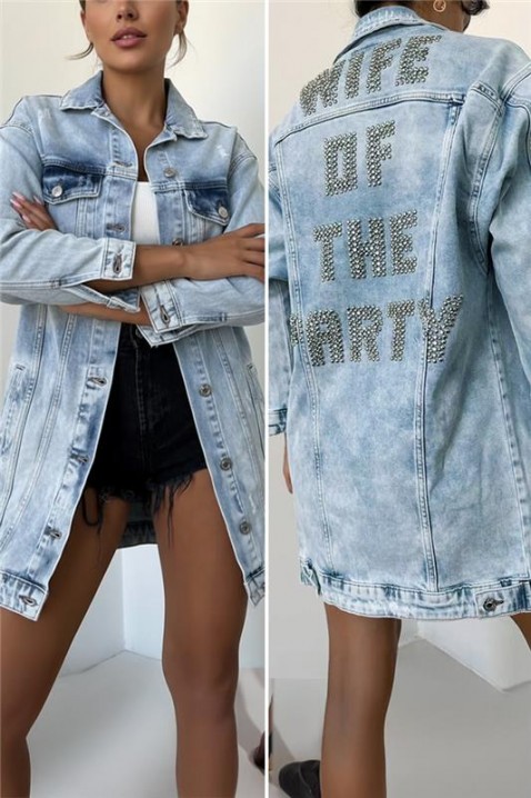 DUNKOLZA farmer dzseki, Szín: világoskék, IVET.HU - A te online butikod.