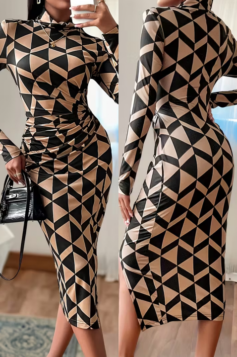 FIOGELJA ruha, Szín: fekete és bézs, IVET.HU - A te online butikod.