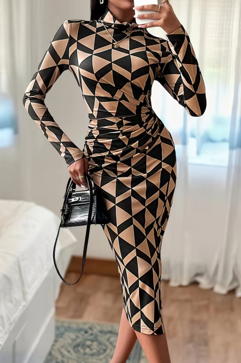 FIOGELJA ruha, Szín: fekete és bézs, IVET.HU - A te online butikod.