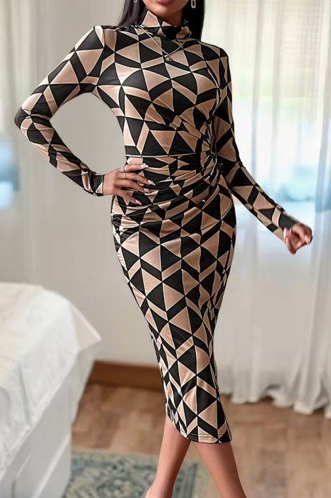 FIOGELJA ruha, Szín: fekete és bézs, IVET.HU - A te online butikod.