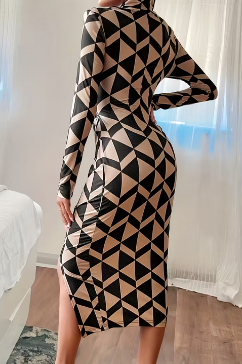 FIOGELJA ruha, Szín: fekete és bézs, IVET.HU - A te online butikod.