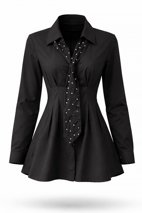 LEBRALZA BLACK női blúz, Szín: fekete, IVET.HU - A te online butikod.