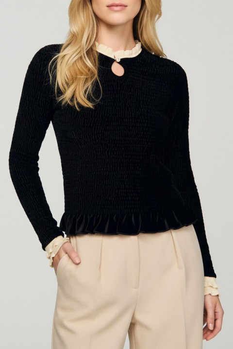 BROTENDA női felső, Szín: fekete, IVET.HU - A te online butikod.