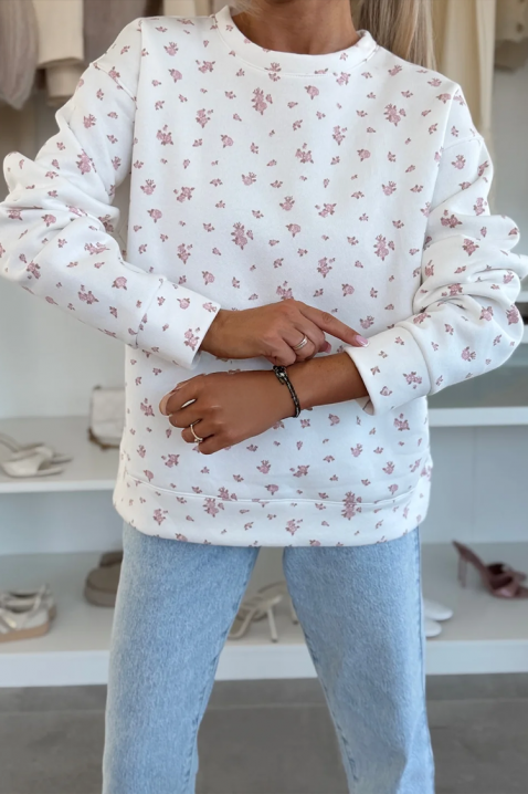 FLELONZA WHITE női felső, Szín: fehér, IVET.HU - A te online butikod.