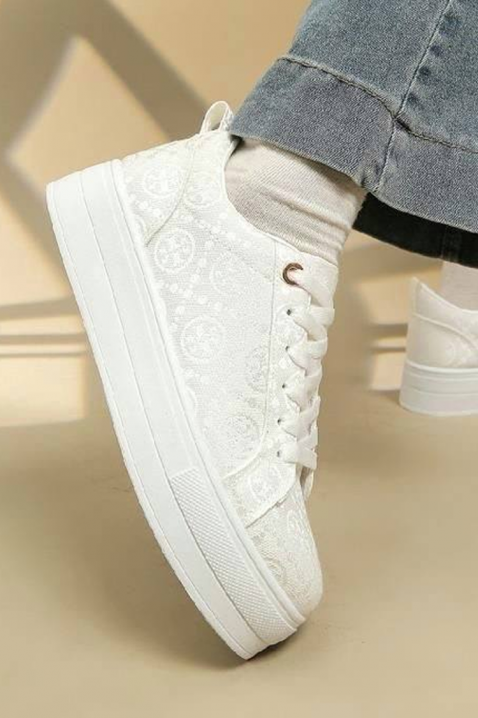 LINGERFA WHITE női tornacipő, Szín: fehér, IVET.HU - A te online butikod.