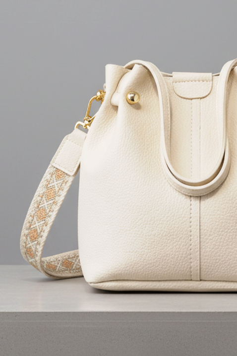 NOBELVA ECRU táska, Szín: ekrü, IVET.HU - A te online butikod.