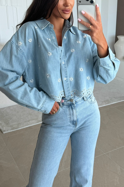 MARGOLZA SKY női ing, Szín: világoskék, IVET.HU - A te online butikod.