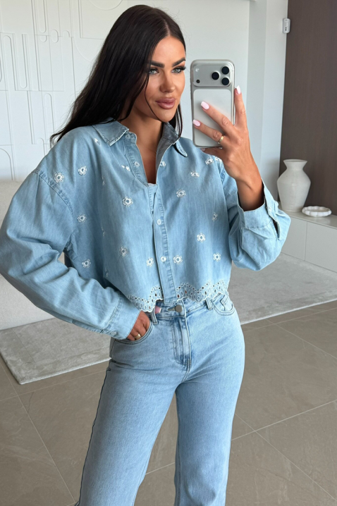 MARGOLZA SKY női ing, Szín: világoskék, IVET.HU - A te online butikod.