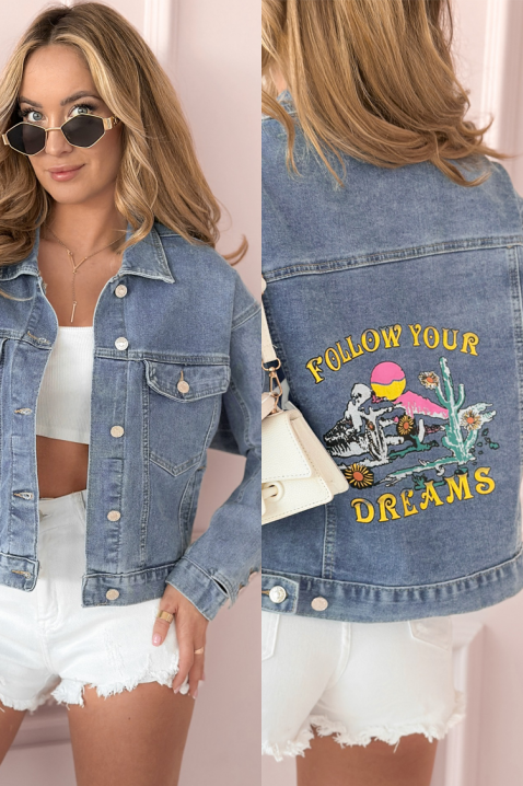 MAKRAMENZA farmer dzseki, Szín: világoskék, IVET.HU - A te online butikod.