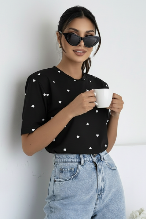 VALELONDA BLACK poló, Szín: fekete, IVET.HU - A te online butikod.