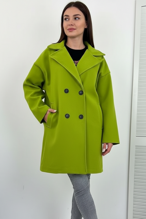 AVRIORA GREEN kabát, Szín: zöld, IVET.HU - A te online butikod.