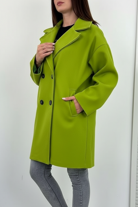 AVRIORA GREEN kabát, Szín: zöld, IVET.HU - A te online butikod.