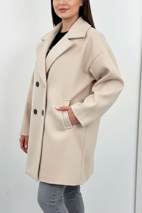 AVRIORA BEIGE kabát, Szín: bézs, IVET.HU - A te online butikod.