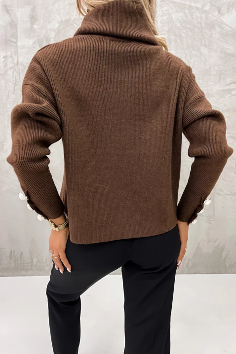 TENSILDA BROWN pulóver, Szín: barna, IVET.HU - A te online butikod.