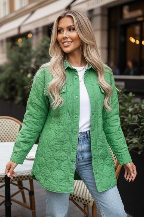 PLORILDA GREEN kabát, Szín: zöld, IVET.HU - A te online butikod.