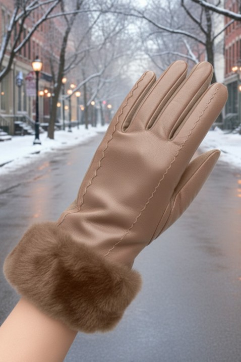 POLIARZA BEIGE női kesztyű, Szín: bézs, IVET.HU - A te online butikod.