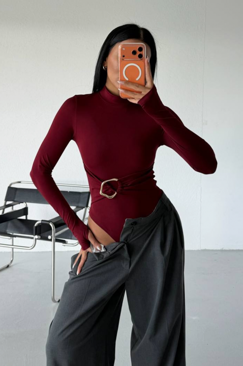 TEMINSA BORDO body - blúz, Szín: bordó, IVET.HU - A te online butikod.