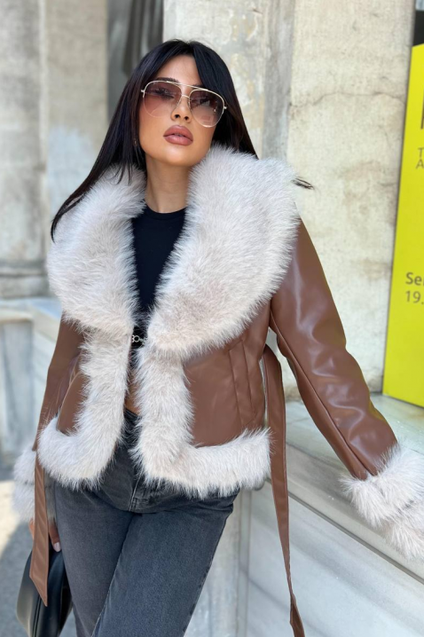 HUDILZA CAMEL kabát, Szín: világosbarna, IVET.HU - A te online butikod.