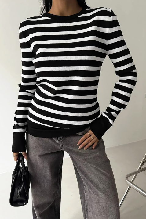 DAINORA pulóver, Szín: fekete és fehér, IVET.HU - A te online butikod.