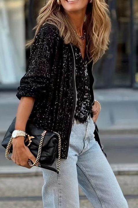 BAREONA kabát, Szín: fekete, IVET.HU - A te online butikod.