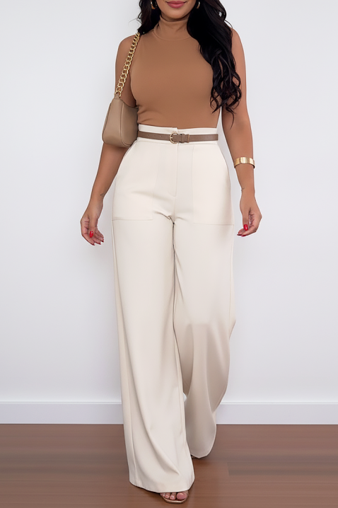 PROLDENZA ECRU nadrág, Szín: ekrü, IVET.HU - A te online butikod.