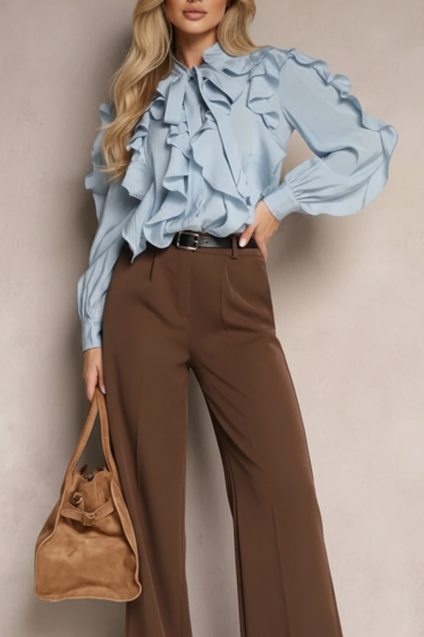 VOLANDA SKY női blúz, Szín: világoskék, IVET.HU - A te online butikod.