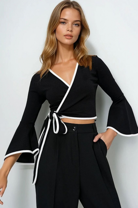 BECHANZA BLACK női blúz, Szín: fekete, IVET.HU - A te online butikod.