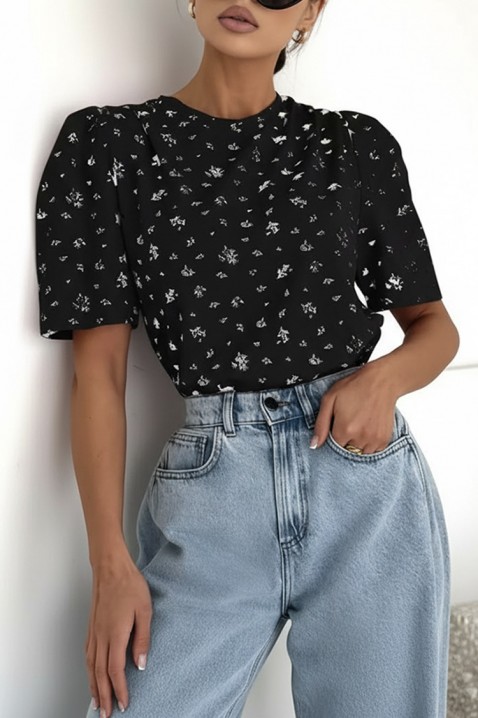 DAFNILDA BLACK poló, Szín: fekete, IVET.HU - A te online butikod.