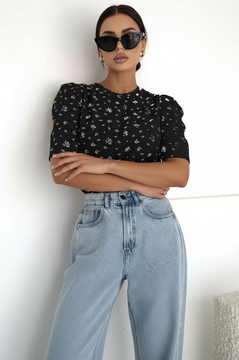 DAFNILDA BLACK poló, Szín: fekete, IVET.HU - A te online butikod.