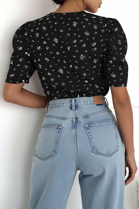 DAFNILDA BLACK poló, Szín: fekete, IVET.HU - A te online butikod.