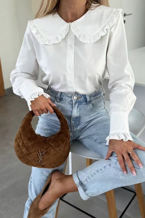 AFETINA WHITE női blúz, Szín: fehér, IVET.HU - A te online butikod.