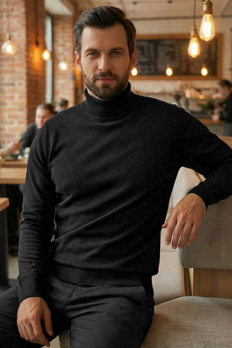 BENZEMO BLACK férfi pulóver, Szín: fekete, IVET.HU - A te online butikod.