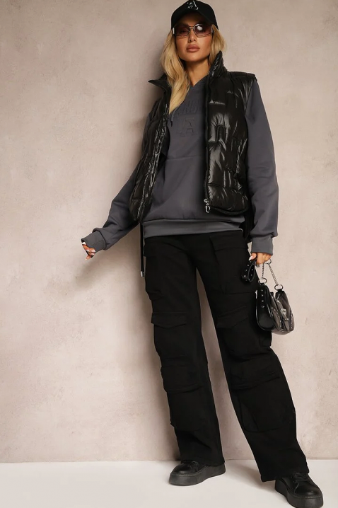 HOLVENZA BLACK mellény, Szín: fekete, IVET.HU - A te online butikod.