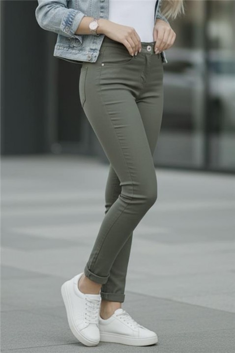 GAVRENDA nadrág, Szín: khaki, IVET.HU - A te online butikod.