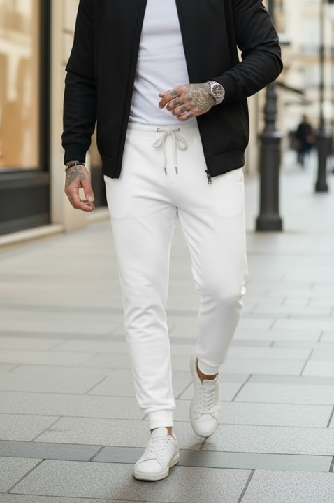 LORODO WHITE férfi nadrág, Szín: fehér, IVET.HU - A te online butikod.