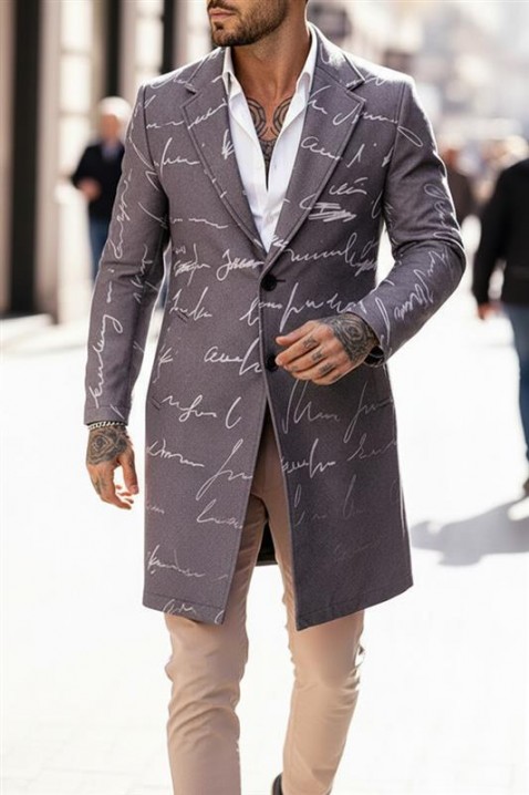 REBELDO férfi kabát, Szín: grafitszürke, IVET.HU - A te online butikod.